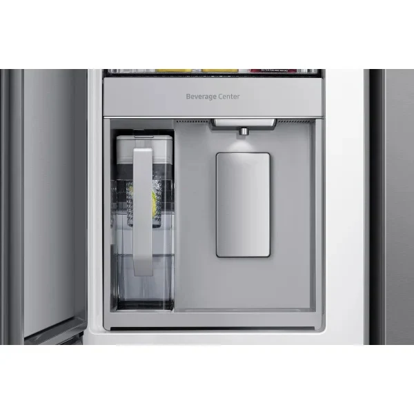 Samsung 23 cu. ft. Counter Depth 4-Door French Door Refrigerator with Beverage Center in (RF23B7671SR) Stainless Steel - Image 6