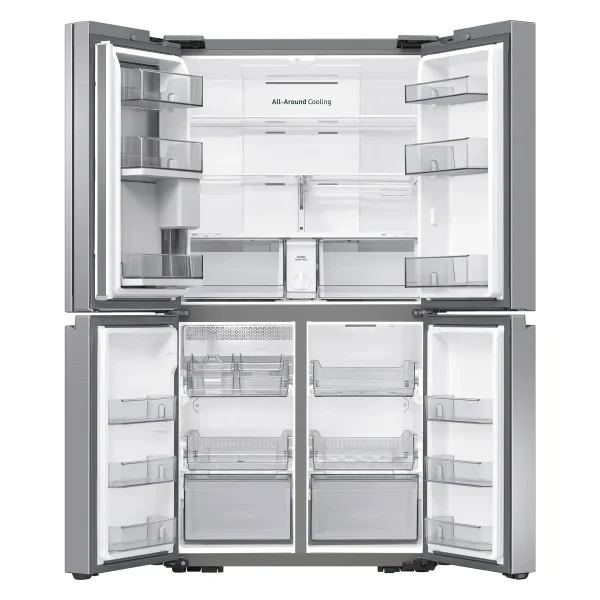Samsung 23 cu. ft. Counter Depth 4-Door French Door Refrigerator with Beverage Center in (RF23B7671SR) Stainless Steel - Image 7