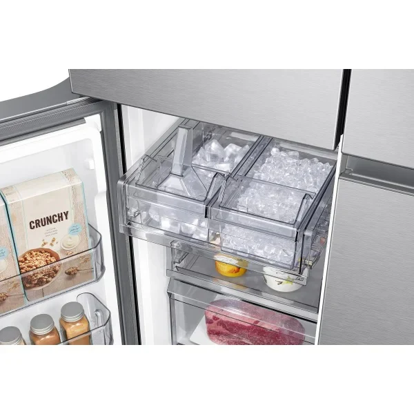 Samsung 23 cu. ft. Counter Depth 4-Door French Door Refrigerator with Beverage Center in (RF23B7671SR) Stainless Steel - Image 9