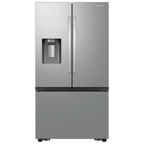 Samsung 36" 25.5 Cu. Ft. French Door SpaceMax Counter Depth Refrigerator w/ Water & Ice Dispenser (RF27CG5400SR) - Stainless