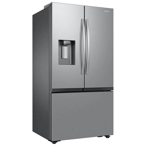 Samsung 36" 25.5 Cu. Ft. French Door SpaceMax Counter Depth Refrigerator w/ Water & Ice Dispenser (RF27CG5400SR) - Stainless - Image 2