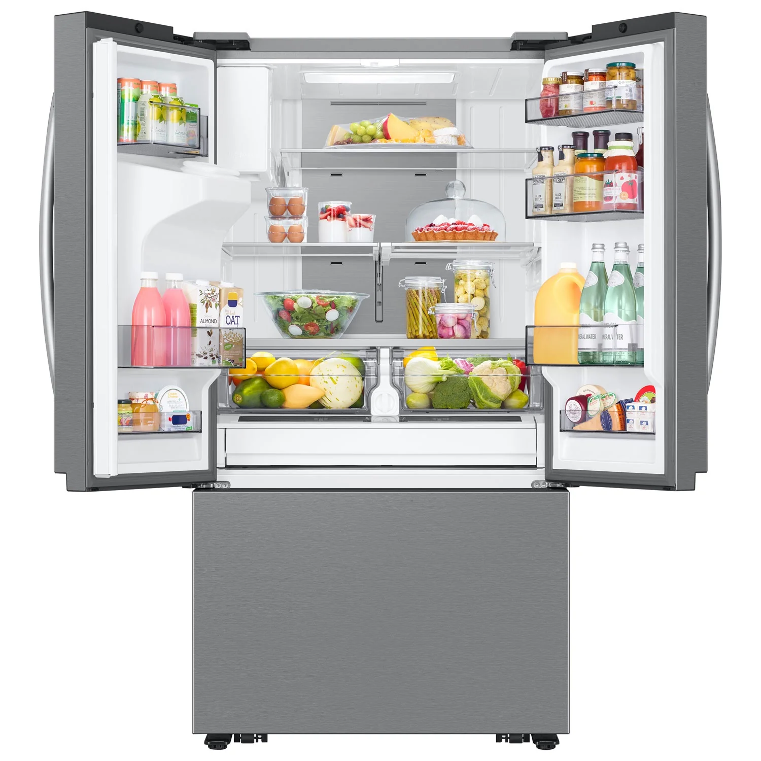 Samsung 36" 30.5 Cu. Ft. French Door Refrigerator w/ Water & Ice Dispenser (RF32CG5400SR) - Stainless Steel (SCRATCH AND DENT) - Image 5