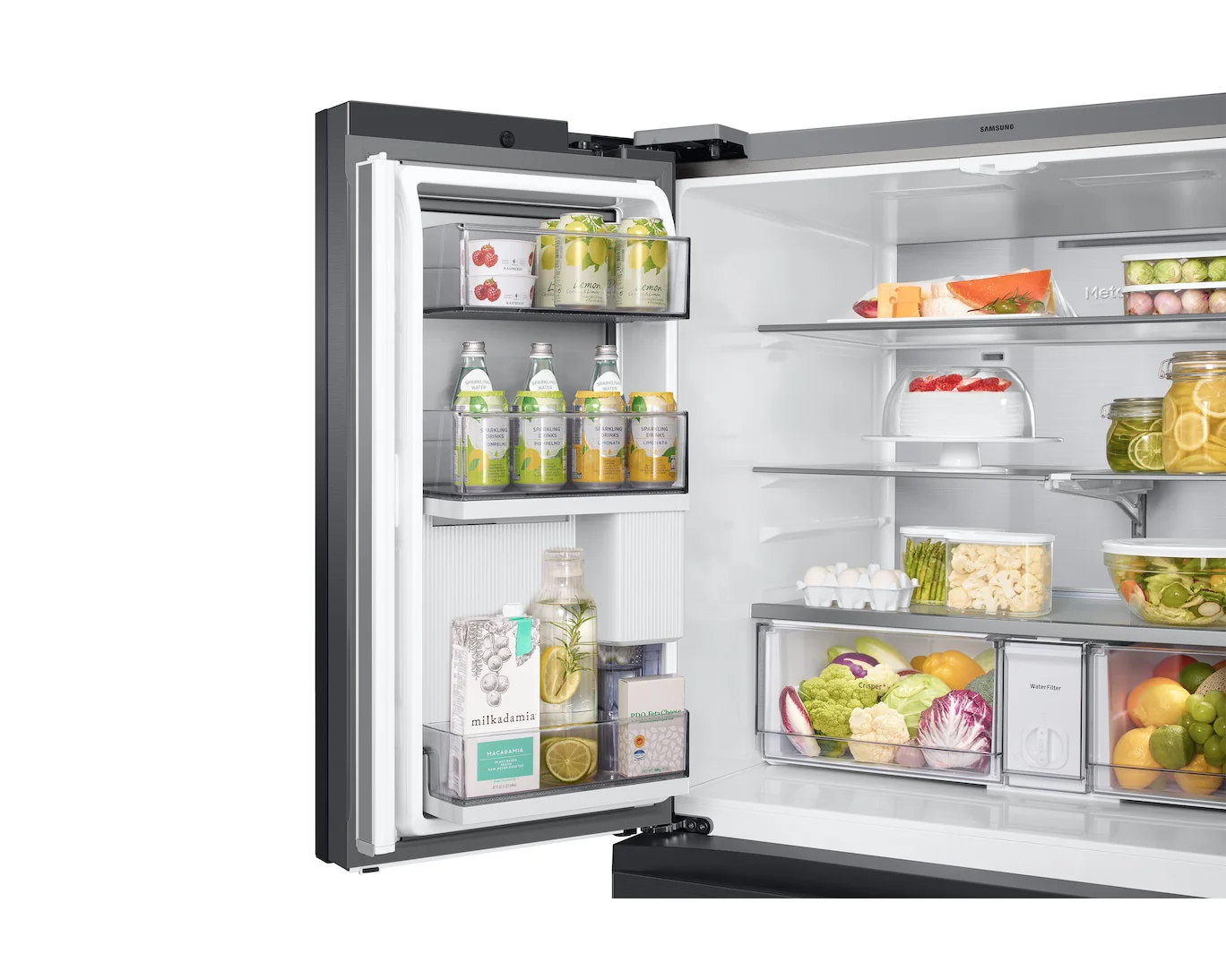 Samsung BESPOKE 36" 28.6 Cu. Ft. 4-Door French Door Refrigerator (RF29BB89008M) - Image 15