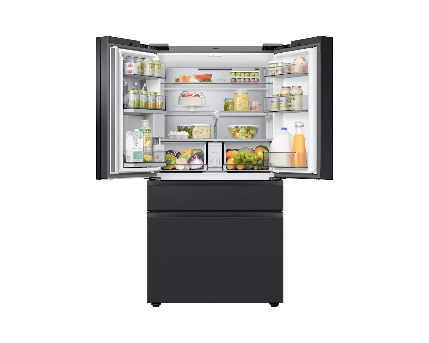 Samsung BESPOKE 36" 28.6 Cu. Ft. 4-Door French Door Refrigerator (RF29BB89008M) - Image 3