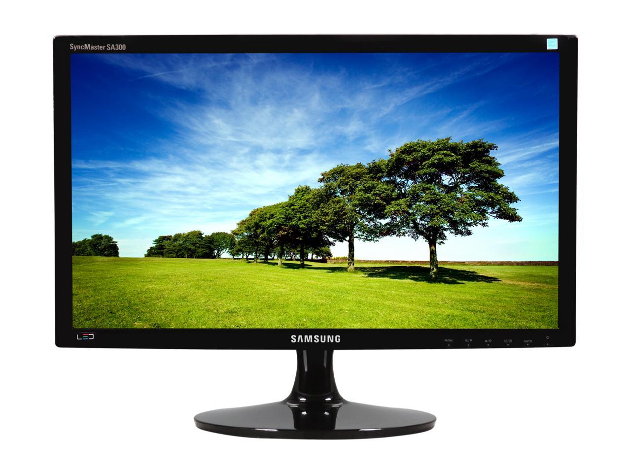 SAMSUNG High Glossy Black 20" 5ms LED BackLight LCD Monitor 1600 x 900 , 250 cd/m2 DCR 1,000,000:1 ( S20A300B ) - Image 2