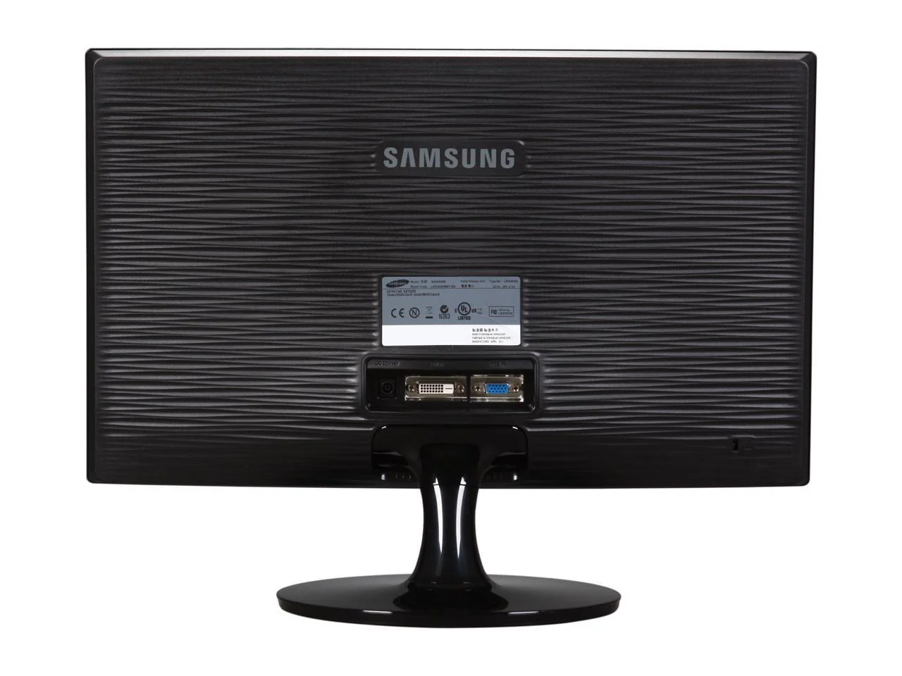 SAMSUNG High Glossy Black 20" 5ms LED BackLight LCD Monitor 1600 x 900 , 250 cd/m2 DCR 1,000,000:1 ( S20A300B ) - Image 5