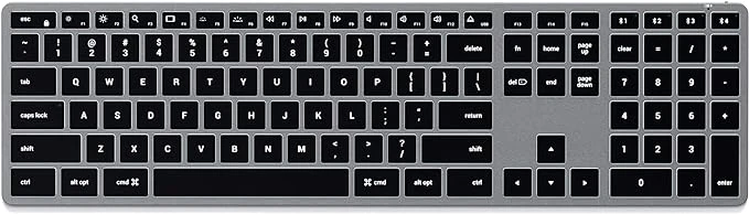 Satechi Slim X3 Bluetooth Backlit Keyboard and M1 Wireless Mouse Bundle - Image 2