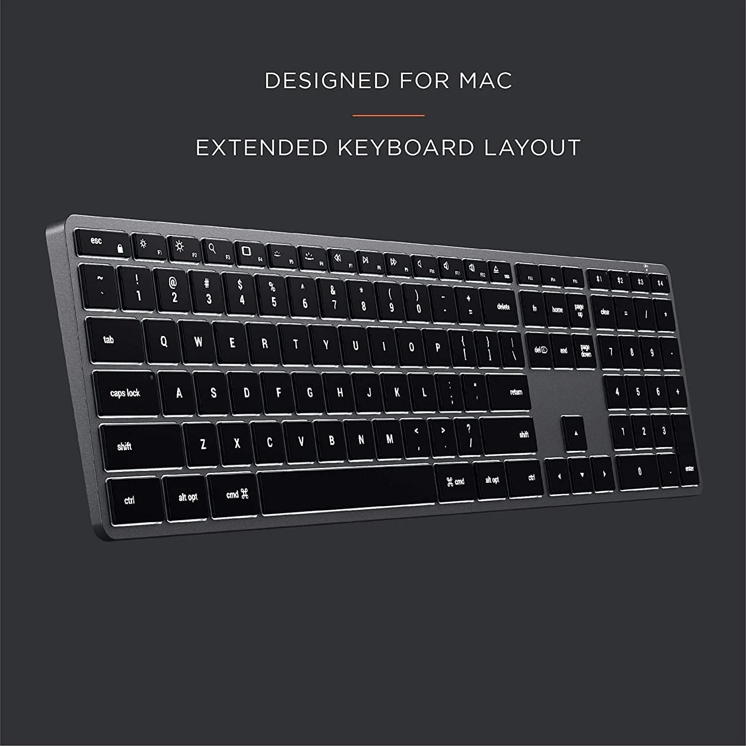 Satechi Slim X3 Bluetooth Backlit Keyboard and M1 Wireless Mouse Bundle - Image 3
