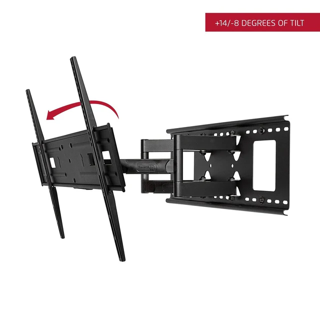 Seneca AV SA51 Full Motion Flat Panel TV Mount 37-Inch to 80-Inch Displays, Black - Image 7