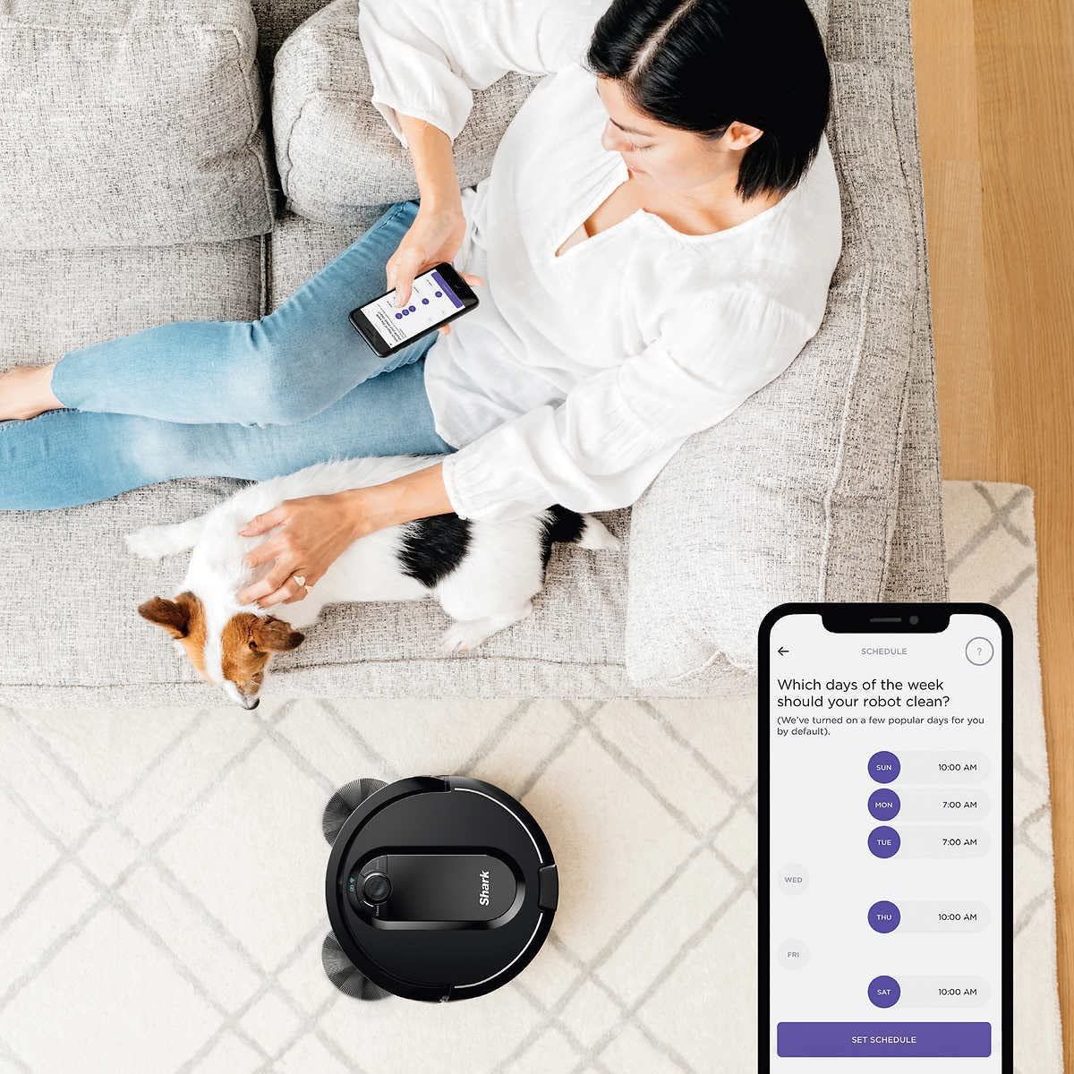 Shark IQ App-Controlled Self-Emptying Robot Vacuum, UR1100SR - Image 7