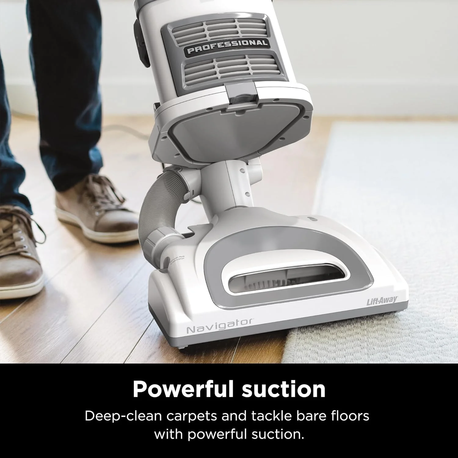 Shark NV356E Navigator Lift-Away Professional Upright Vacuum with Swivel Steering, HEPA Filter, XL Dust Cup, Pet Power, Dusting Brush, and Crevice Tool, Perfect for Pet Hair - Image 7