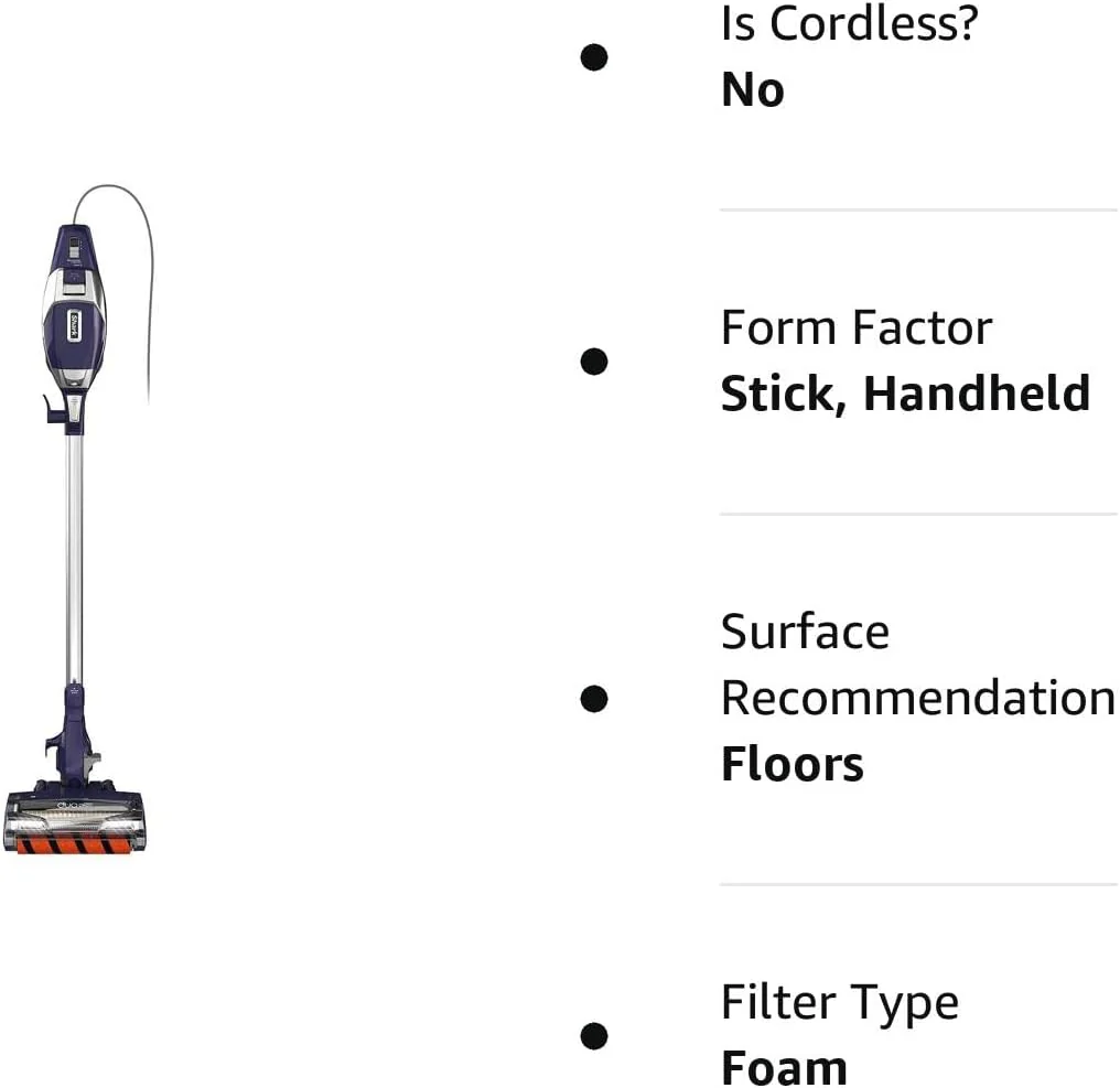 ***Clearance*** Shark Rocket DuoClean Corded Stick Vacuum with Self-Cleaning Brushroll UV480 - Image 3