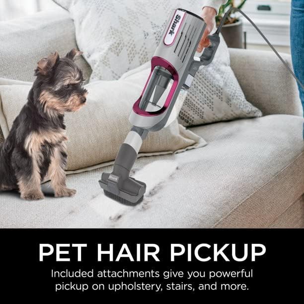 SHARK Shark HZ2000 Vertex Ultralight Corded Stick Vacuum with DuoClean PowerFins and Self-Cleaning Brushroll - Image 4