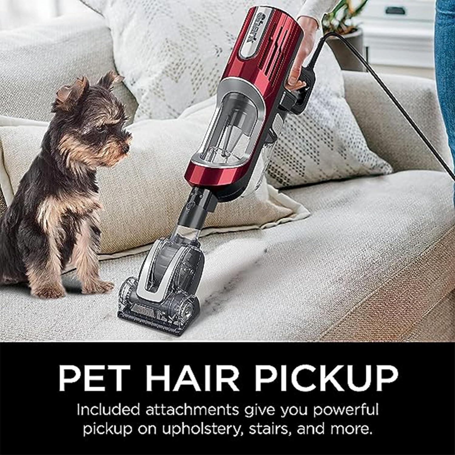 Shark Ultralight Pet Pro Corded Stick Vacuum with PowerFins and Brushroll Design for Cleaning Purposes, Bedroom, and Living Room - Image 4