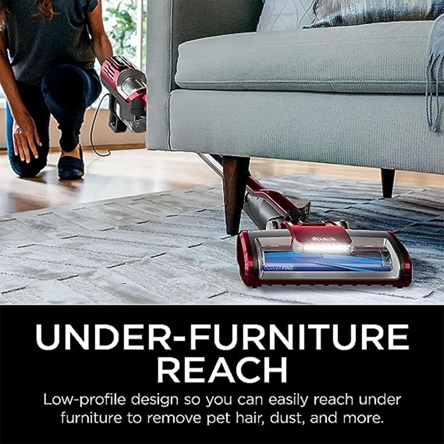 *** Clearance*** Shark Ultralight Pet Pro Corded Stick Vacuum with PowerFins and Brushroll Design for Cleaning Purposes, Bedroom, and Living Room - Image 6