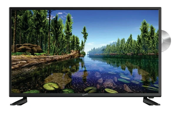 Supersonic 32" Diagonal Class (31.5" viewable) LED-backlit LCD TV - with built-in DVD player (SC-3222)