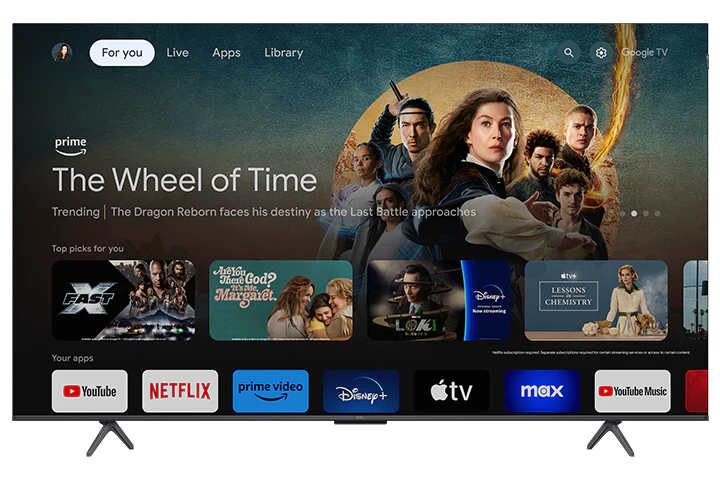 TCL 85" Class Q6 4K UHD HDR QLED Smart TV with Google TV(85Q671G) - Image 2