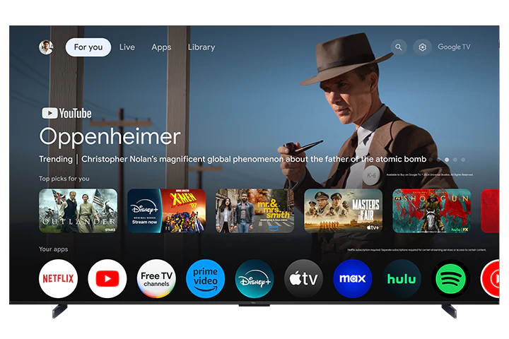 TCL 98" Q Class 4K UHD HDR QLED Smart TV with Google TV (98Q672G) - Image 2