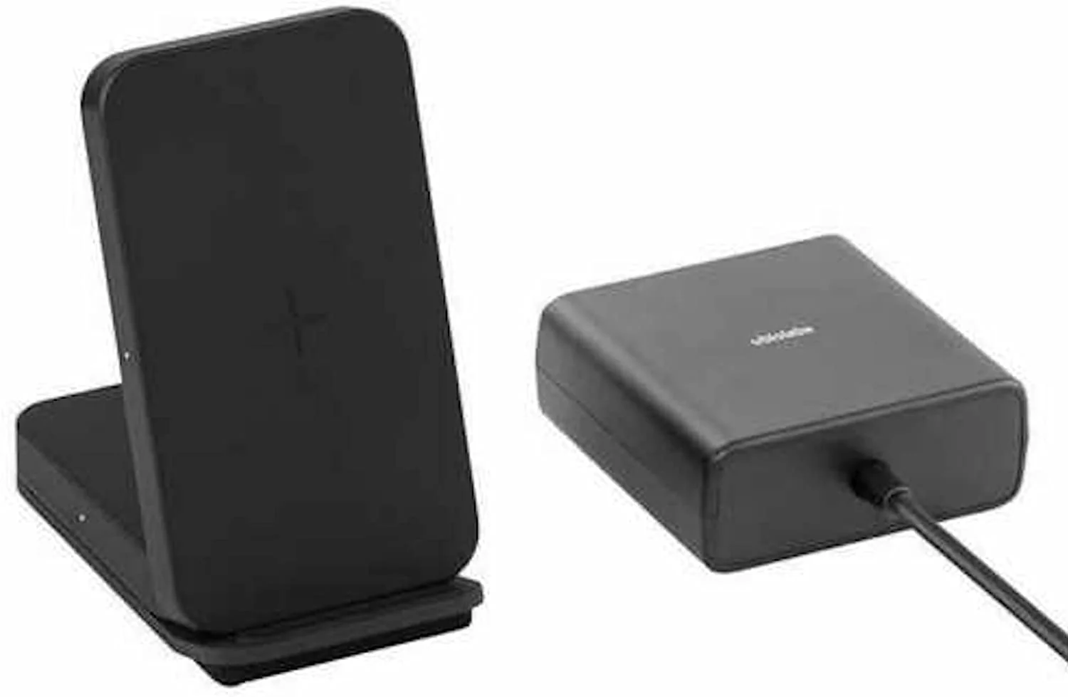 Ubio Labs 2-in-1 Wireless Charging Stand, Black - Image 3