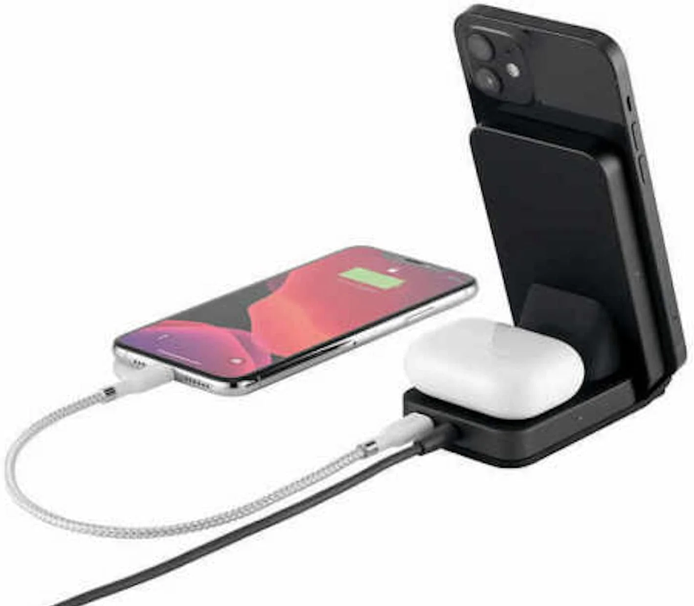 Ubio Labs 2-in-1 Wireless Charging Stand, Black - Image 5