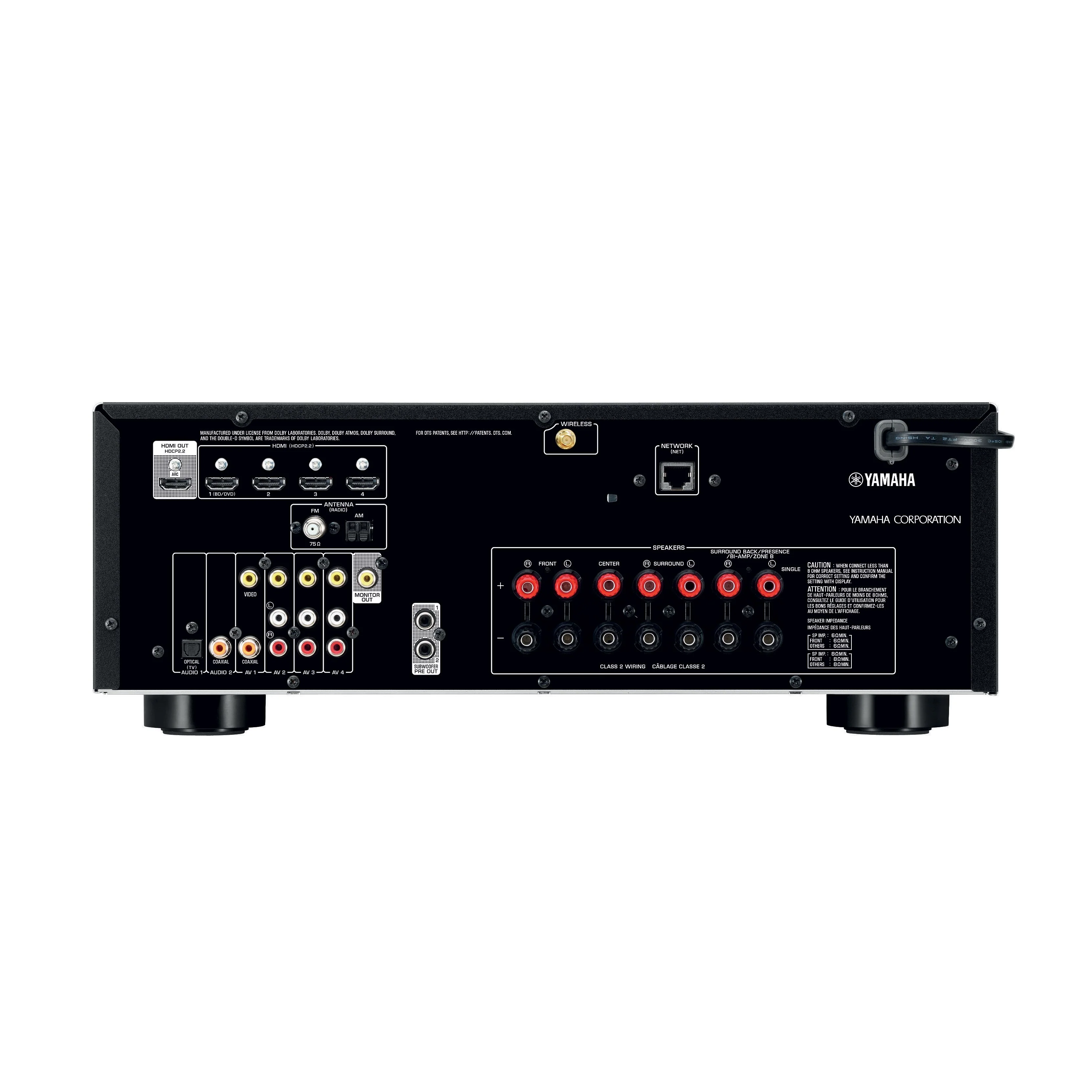 Yamaha TSR-5810 Natural Sound AV Receiver w/ Bluetooth, Wi-Fi, Dolby, MusicCast - Image 2